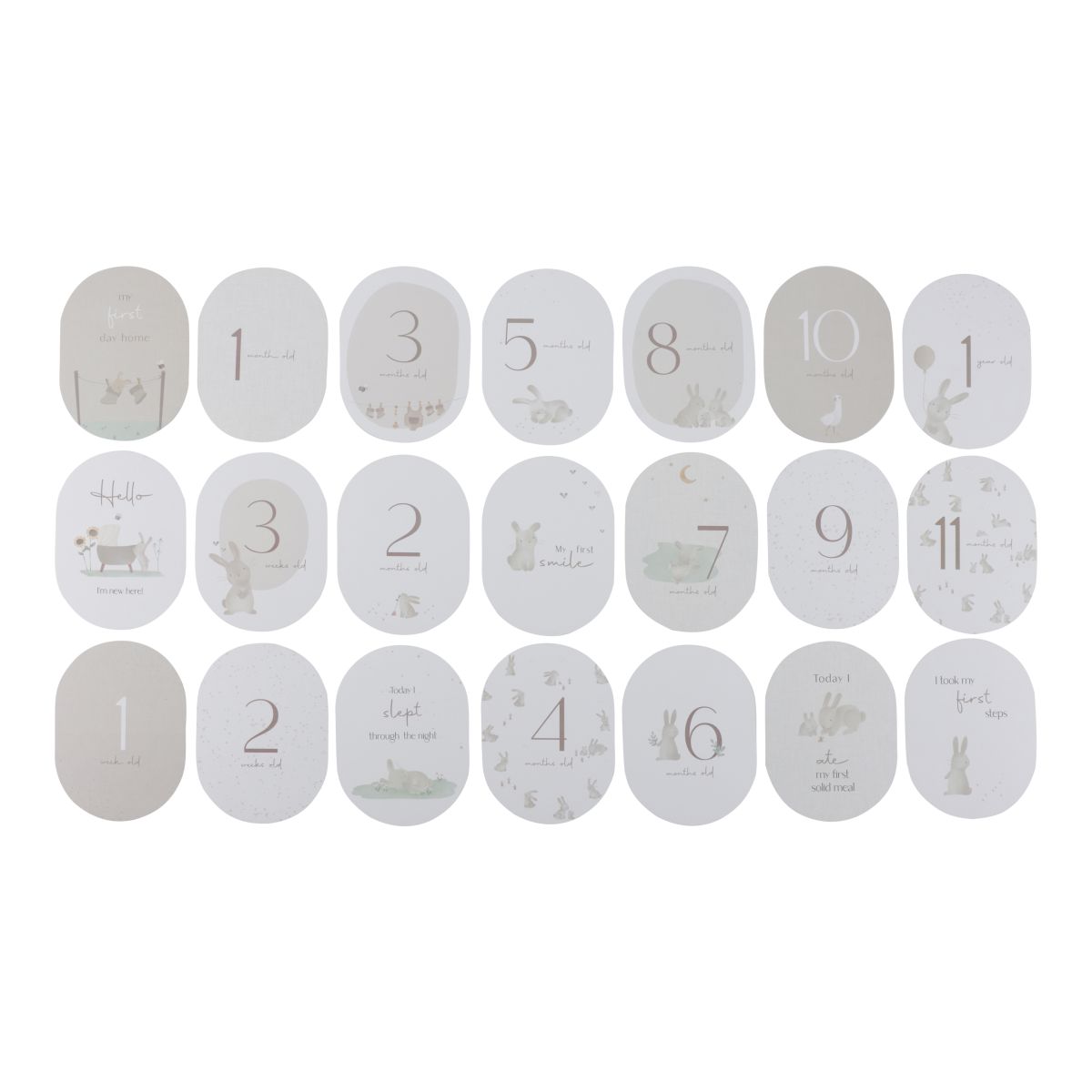 Little Dutch LD4743 mérföldkő kártyák Baby Bunny 3